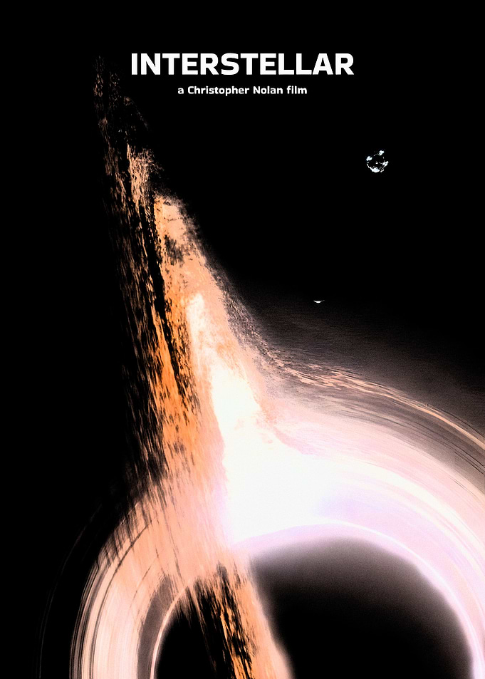 Interstellar Movie Poster Black Hole