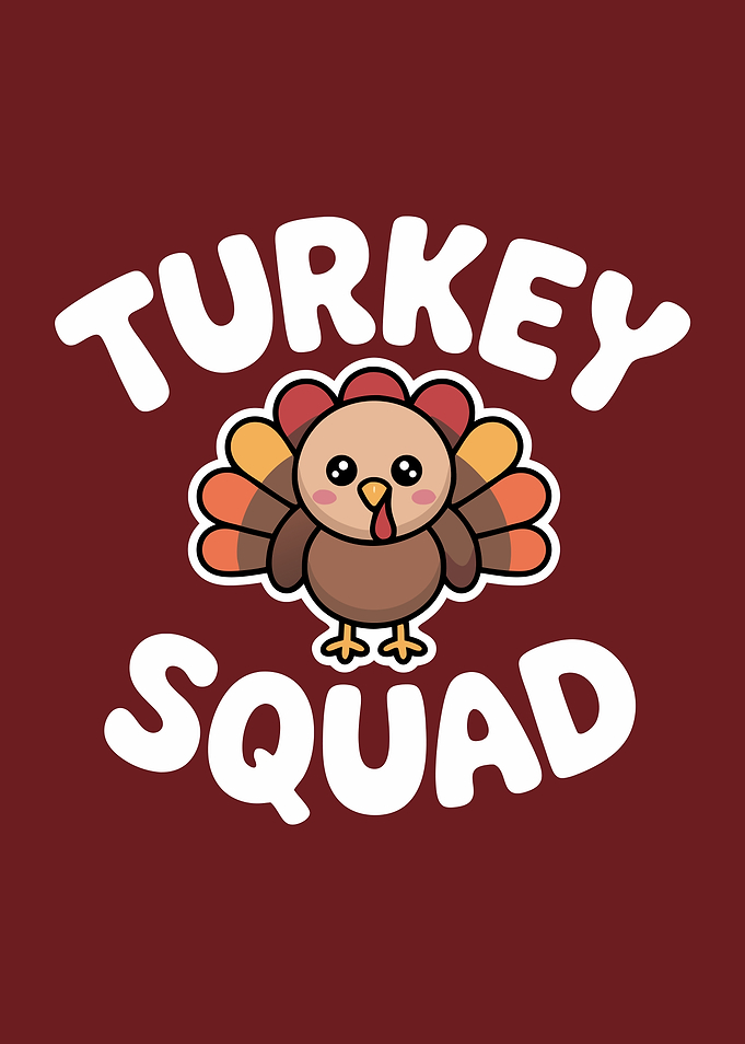 Turkey Squad Cartoon