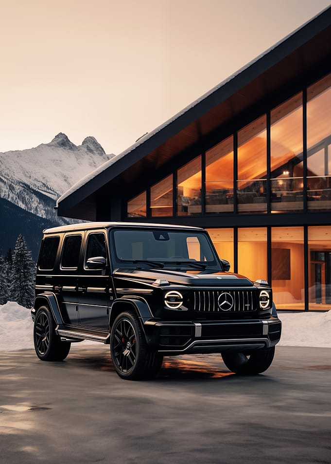 Mercedes G-Class in Winter