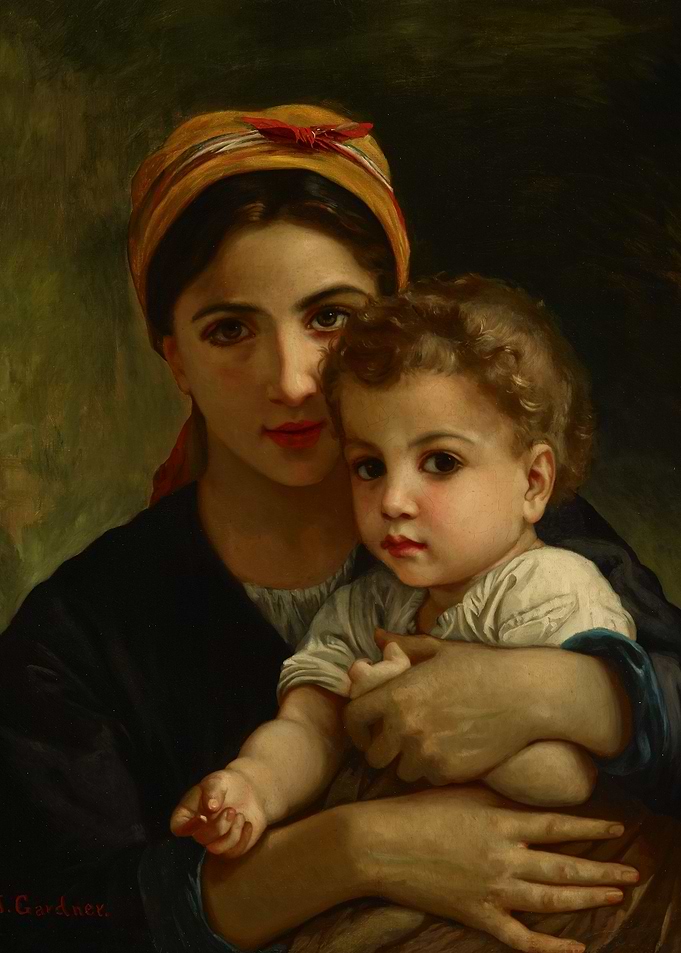 Mother and Child Painting