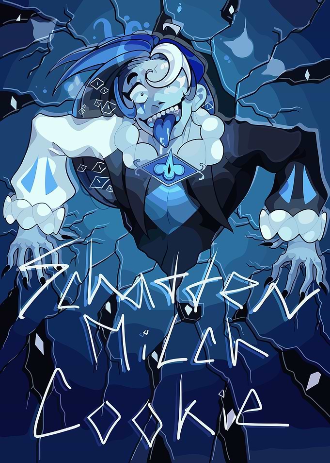 Schatten Milch Cookie Character Art