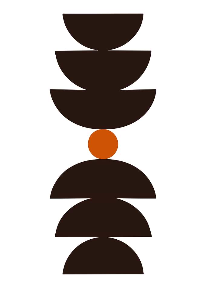 Abstract Geometric Shapes Art