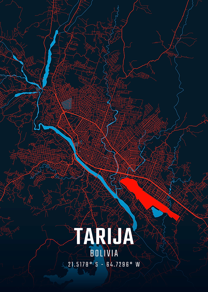 Tarija City Map