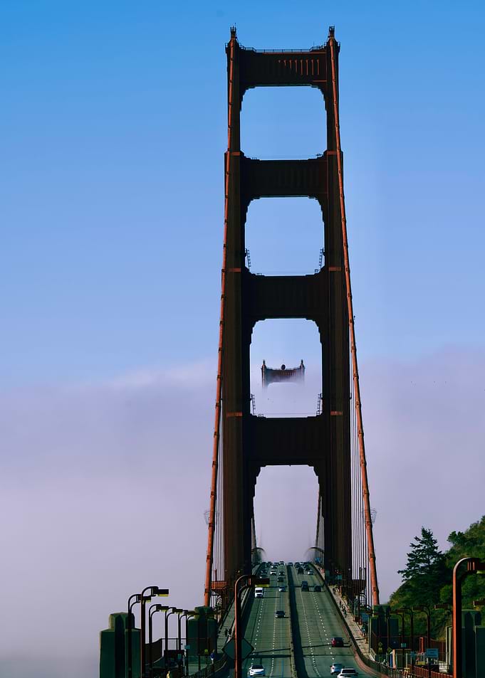 Golden Gate Bridge Tower View