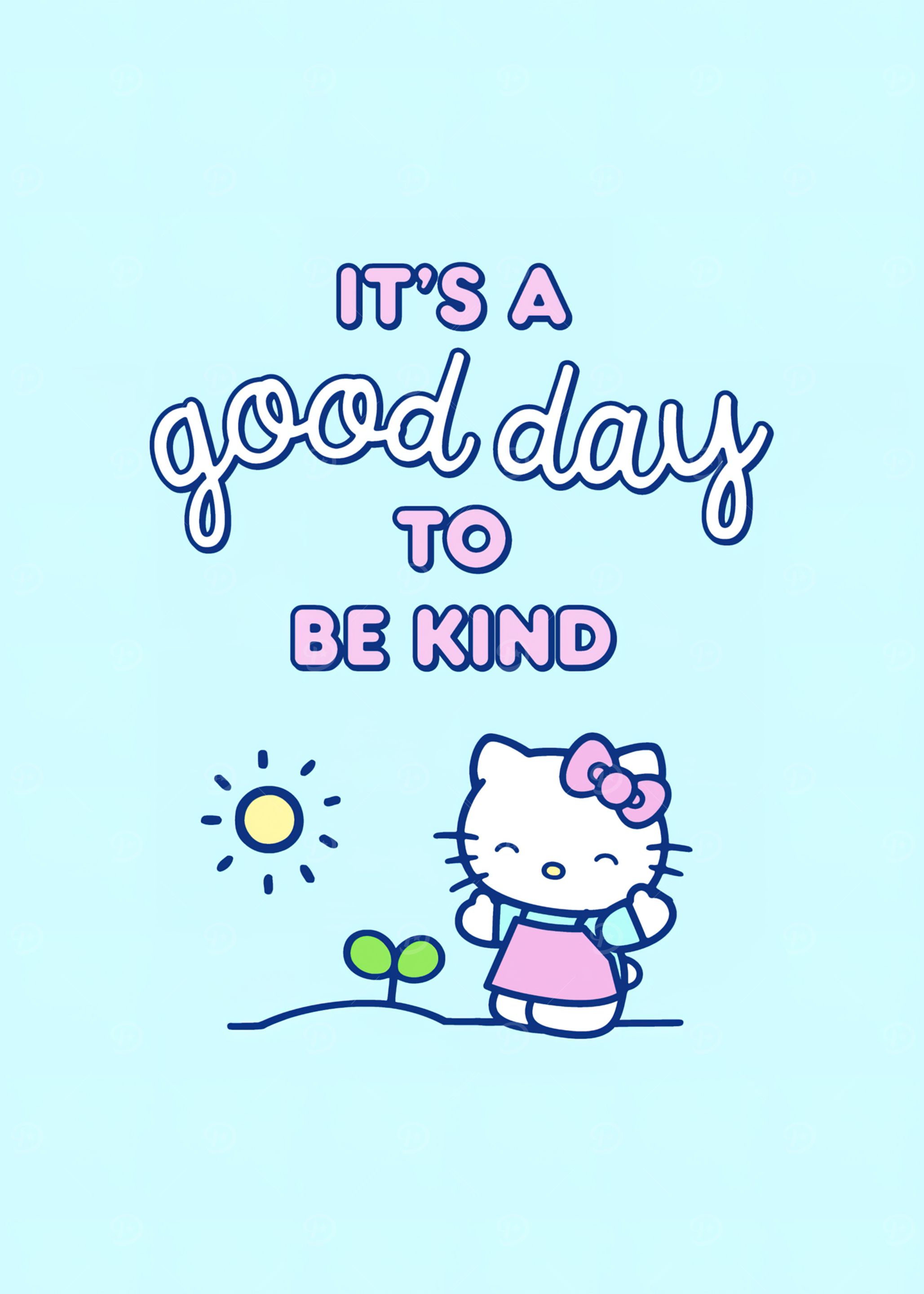hello kitty: it's a good day