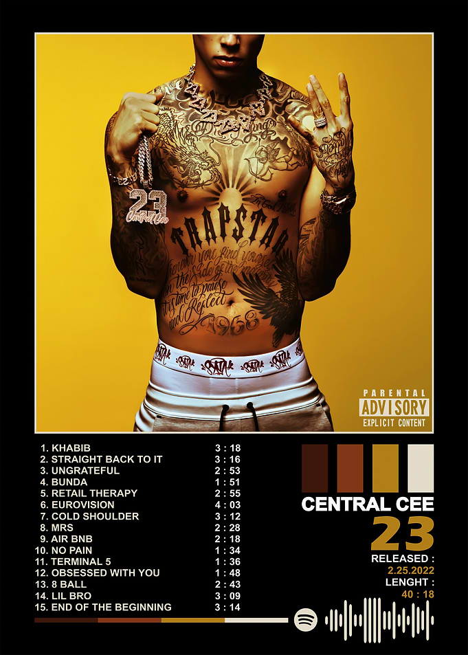 Central Cee - 23 Album Cover