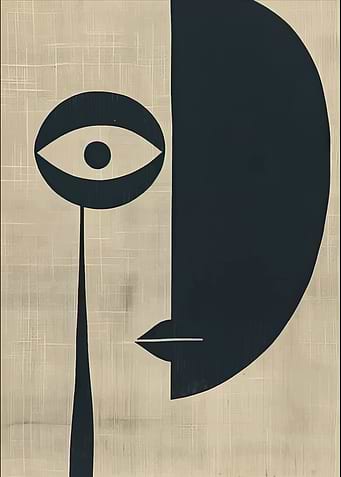 Abstract Face Art with Eye