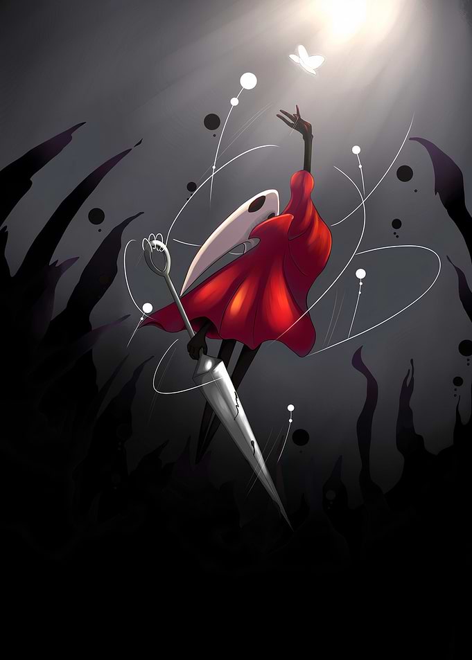 Hornet from Hollow Knight fanart