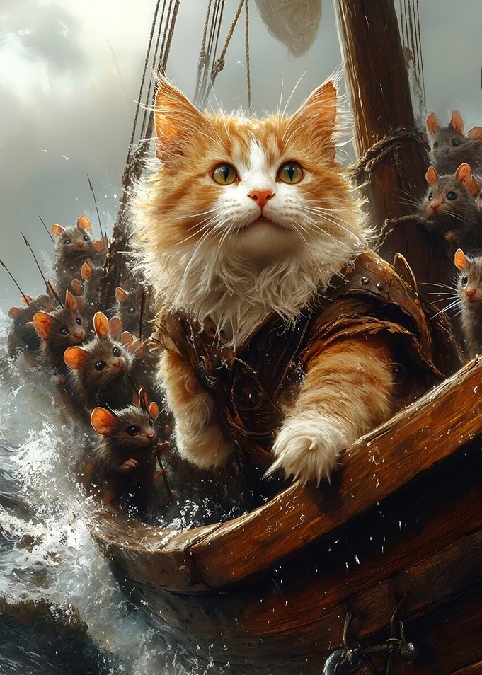 Cat Captain and Mouse Crew