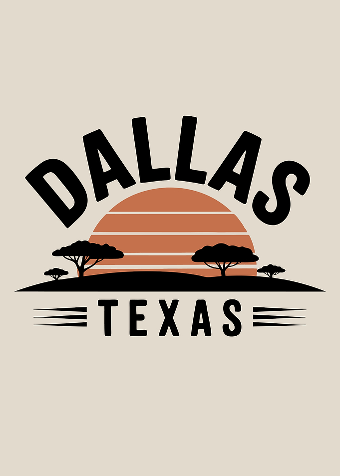 Dallas Texas graphic design illustration
