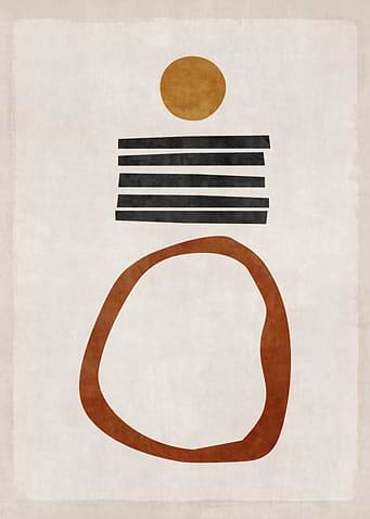 Abstract Shapes 01 Earth Tones