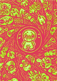 The Binding of Isaac Cartoon Illustration