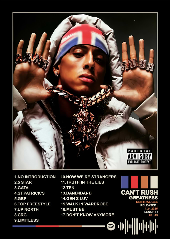 Central Cee - Can't Rush Greatness Album