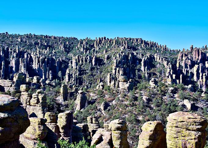 Chiricahua National Monument rock formations