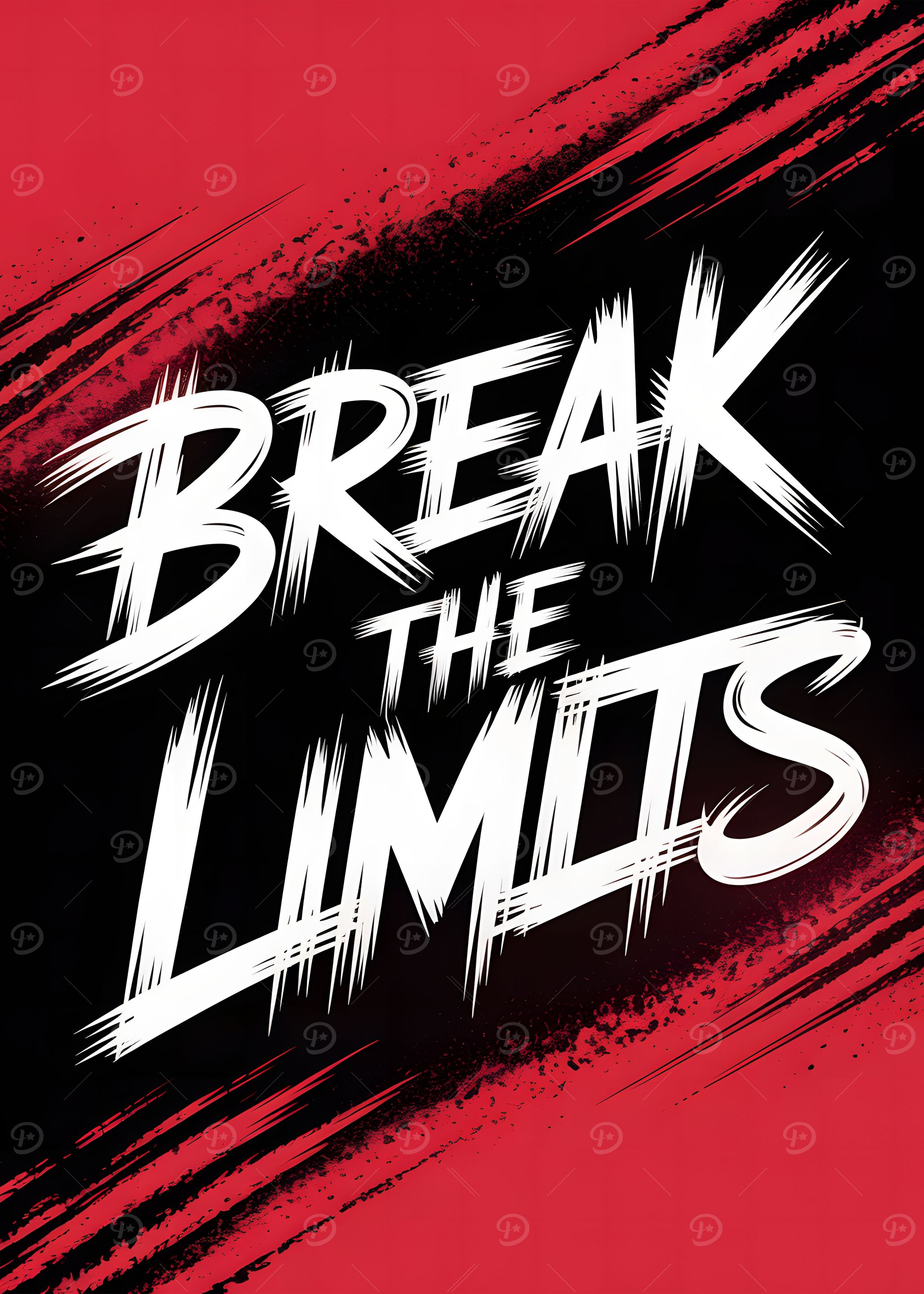Break the Limits Motivational Poster