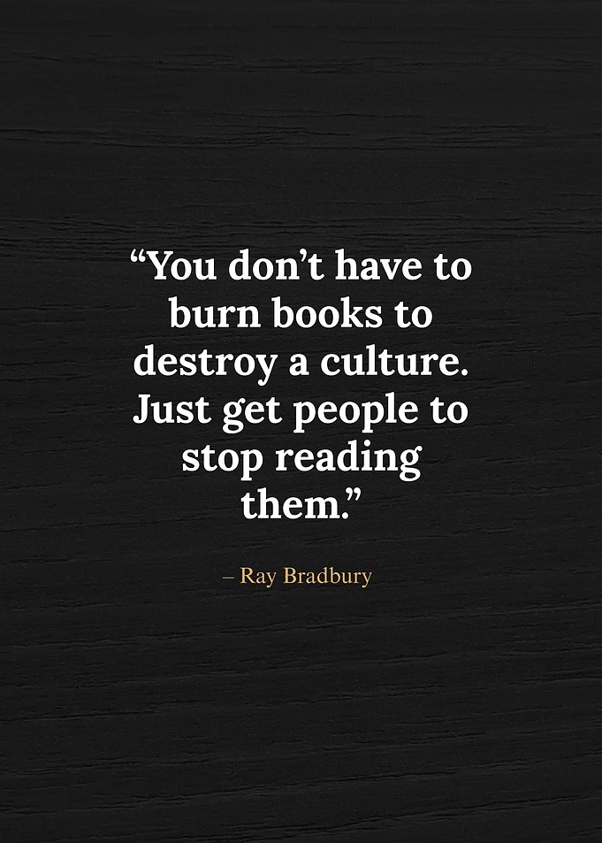 Ray Bradbury Book Quote