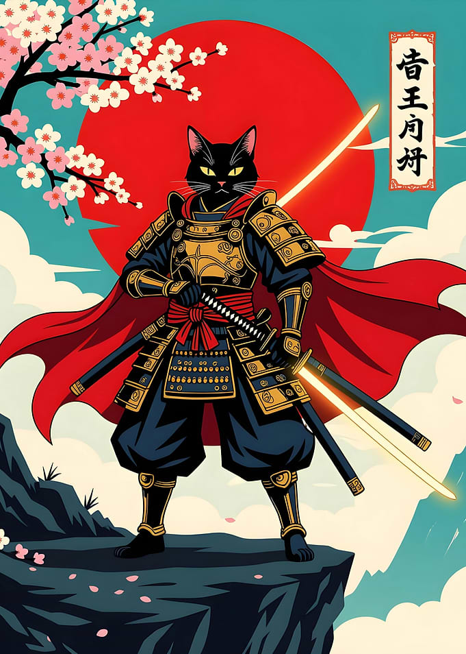 Samurai Cat