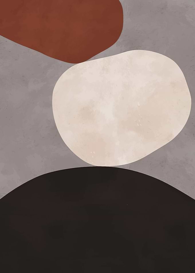 Abstract Shapes in Earth Tones