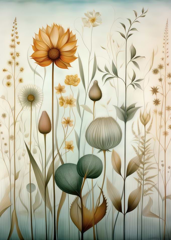 Watercolor Floral Arrangement