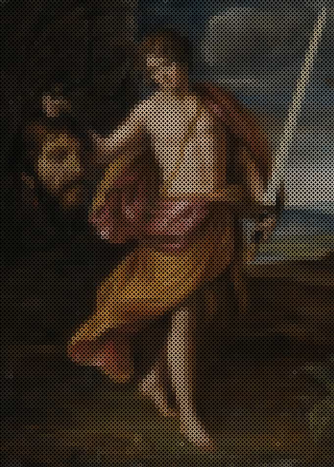 David With The Head Of Goliath by Alessandro Turchi