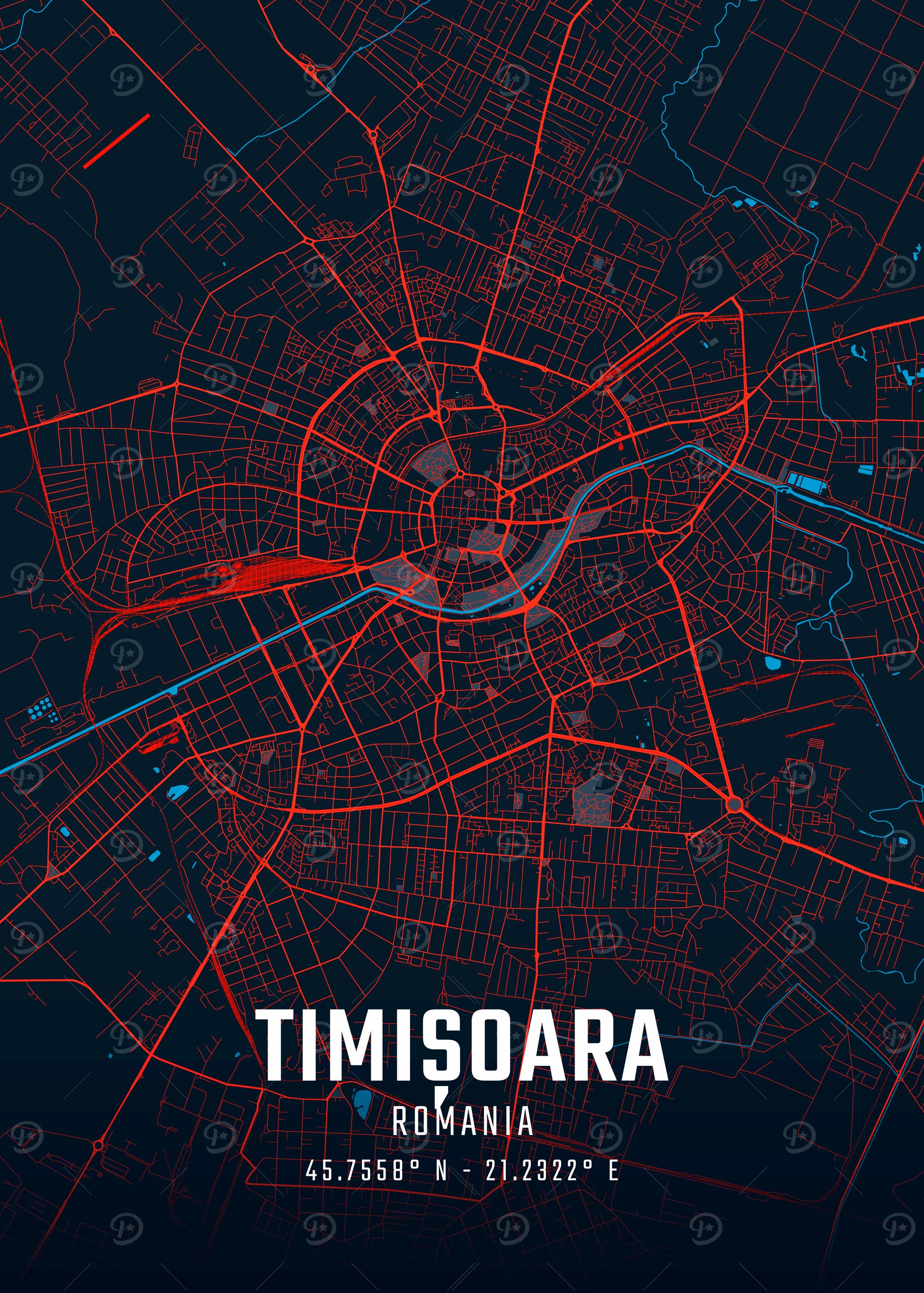 Timisoara City Map