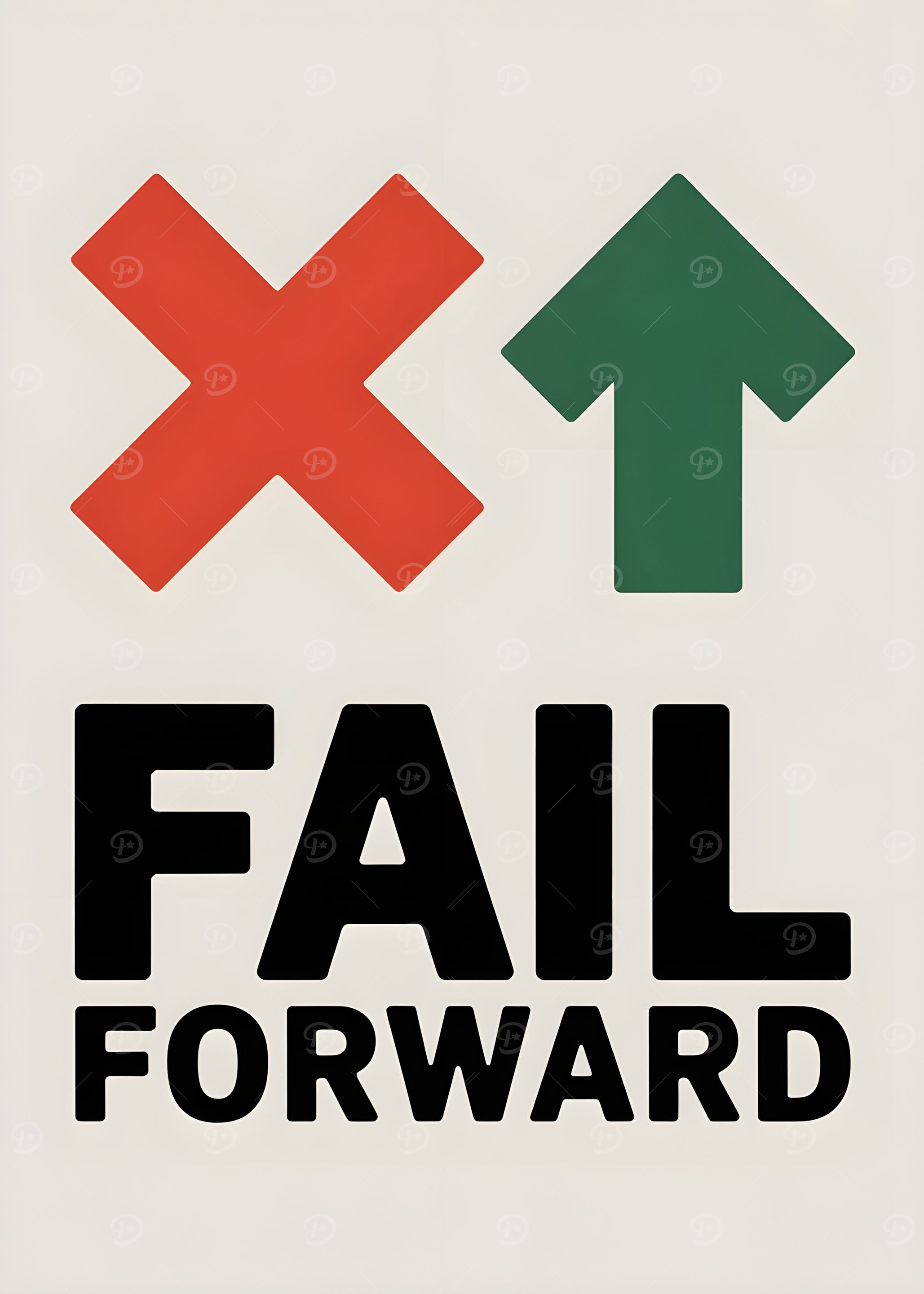 Fail Forward Motivational Poster