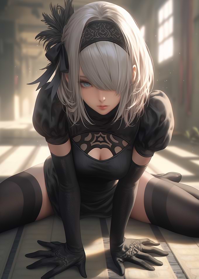 2B from Nier Automata