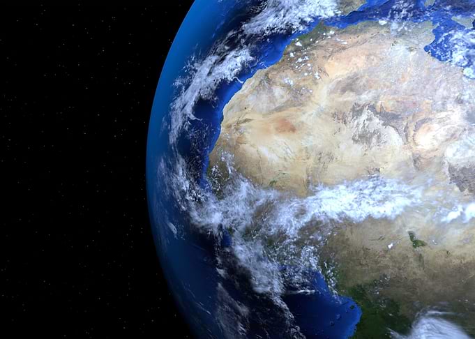 earth view from space