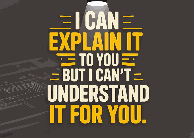 Explain It To You Typography Art