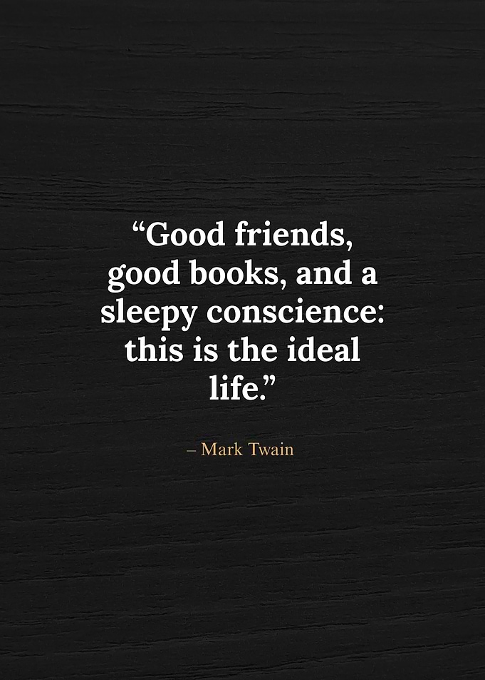 Mark Twain Book Lover Quote