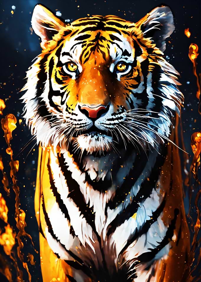 Majestic Tiger Portrait