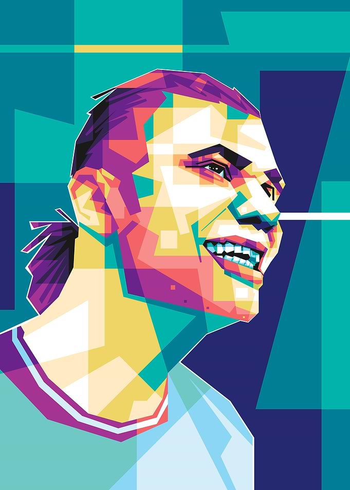 super haaland pop art