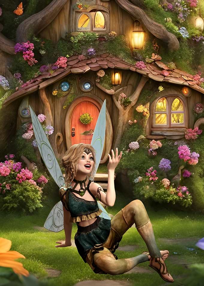 Enchanting Fairy in a Whimsical Forest