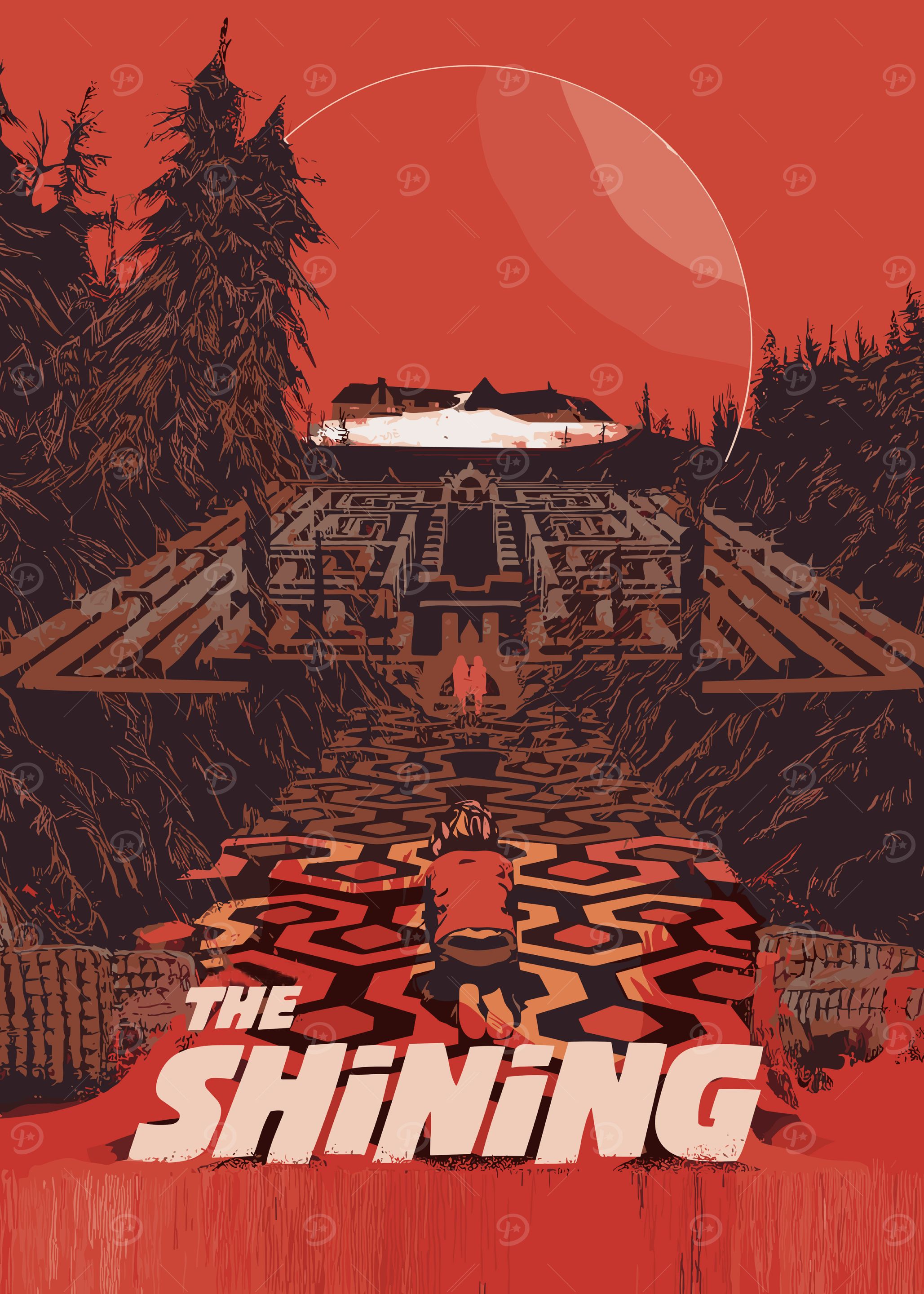 The Shining Movie Poster Art