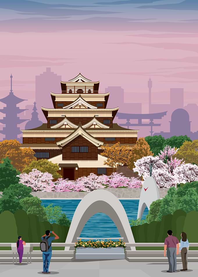 Hiroshima Travel Print