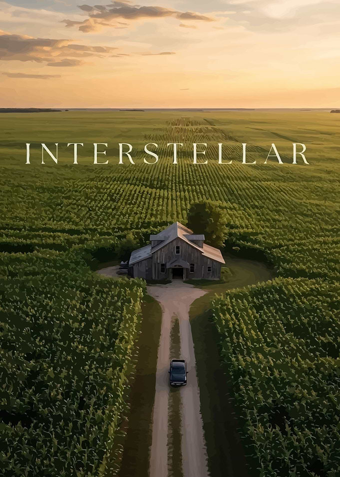 Interstellar movie poster landscape