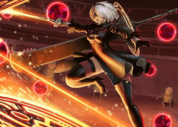 2B Nier Automata Action Pose