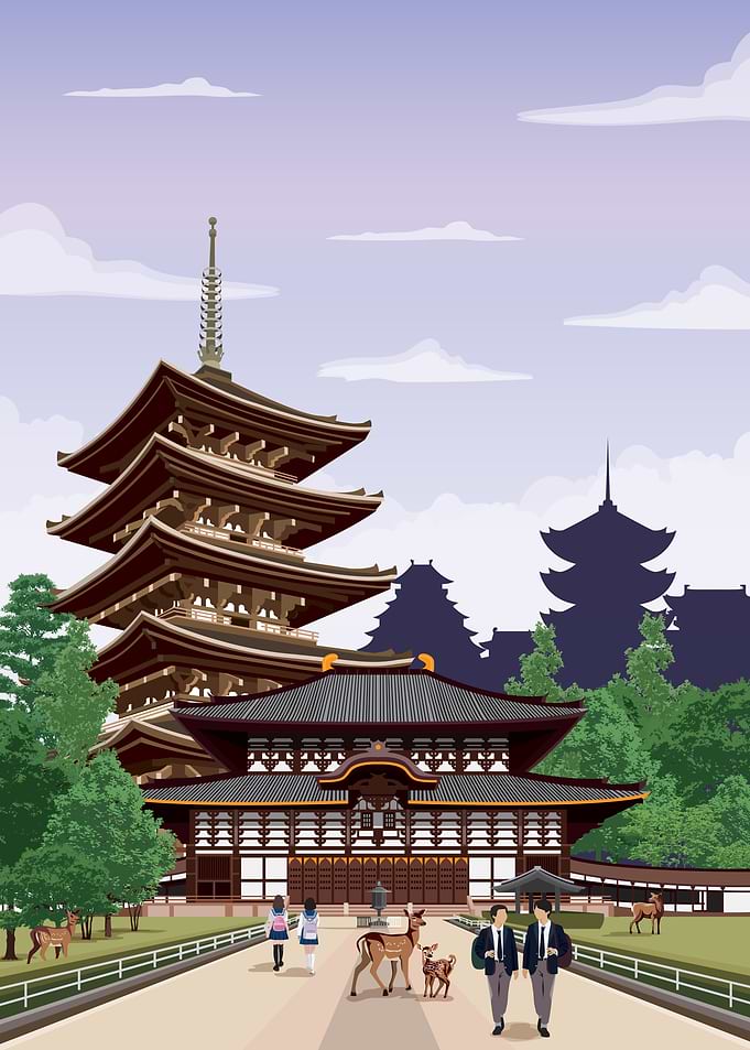 Nara Travel Print