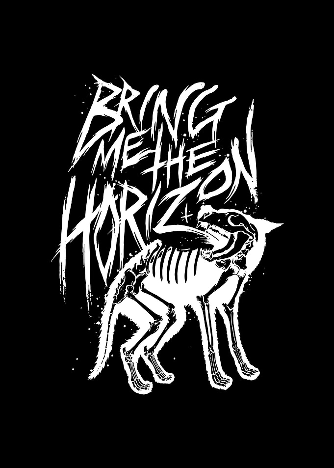 Bring Me The Horizon Wolf Skeleton