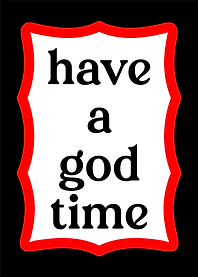 Have a good time text art