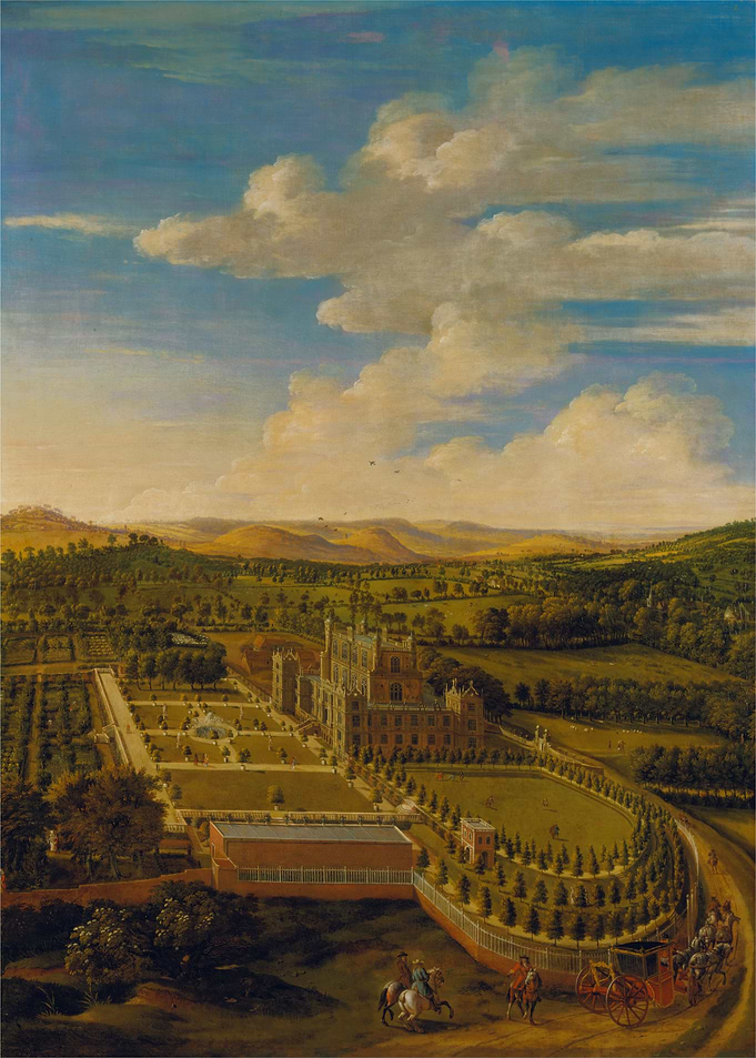 English Country Estate Painting