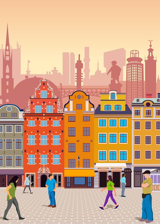Stockholm Travel Print