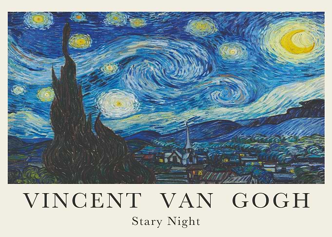 Vincent Van Gogh's Starry Night Painting