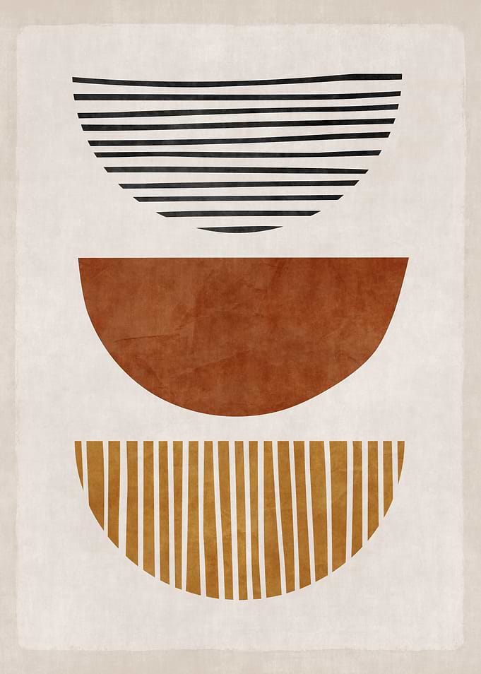 Abstract Shapes 05 Earth Tones