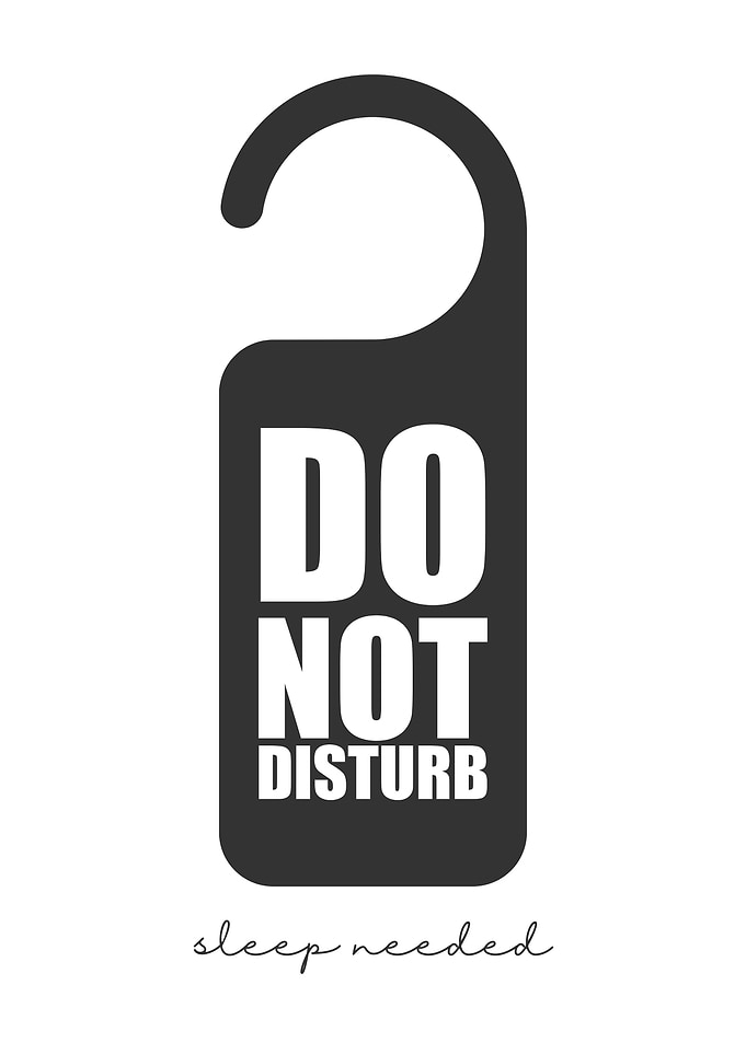 Do Not Disturb Door Hanger