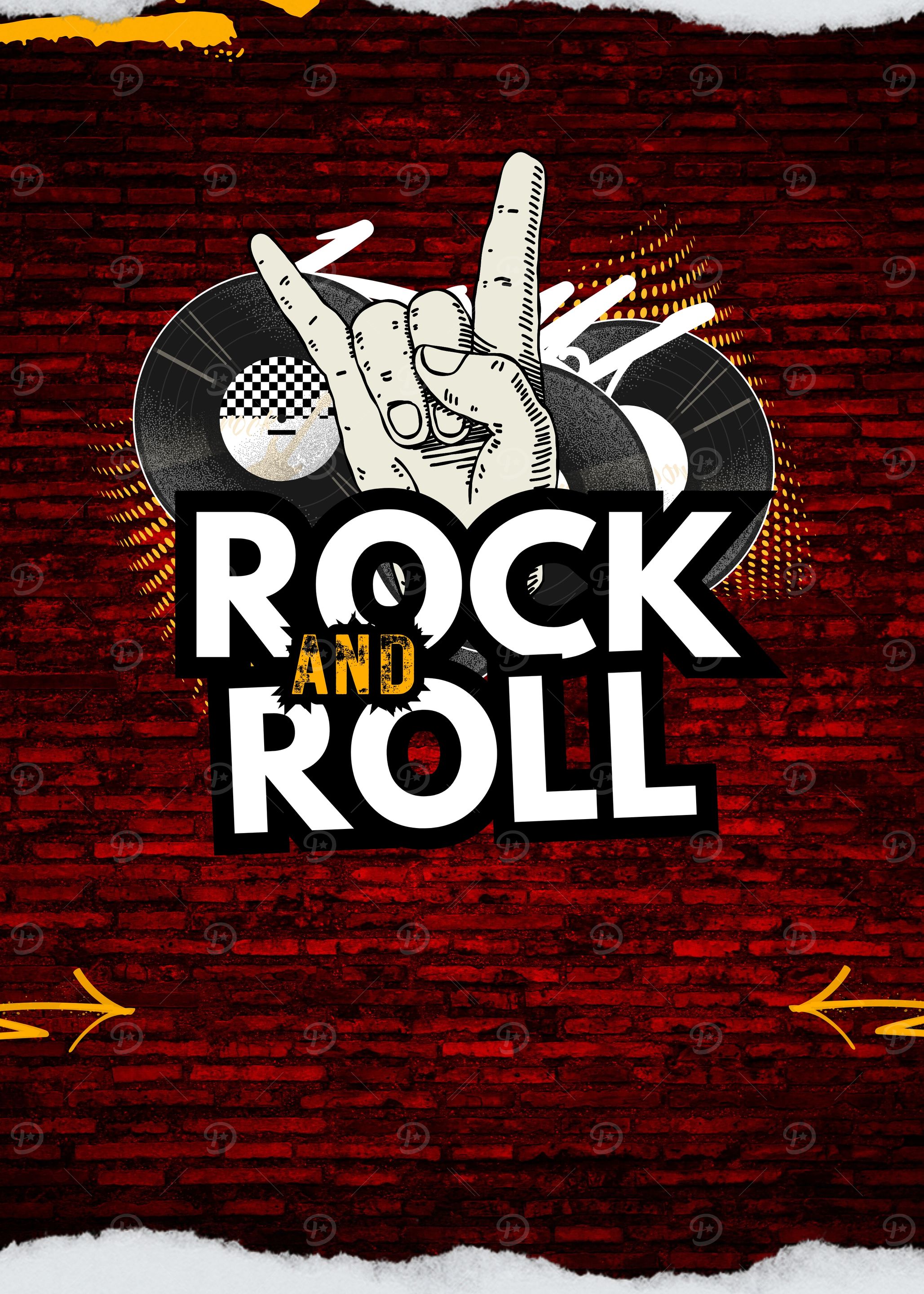 Rock and Roll Graphic Art
