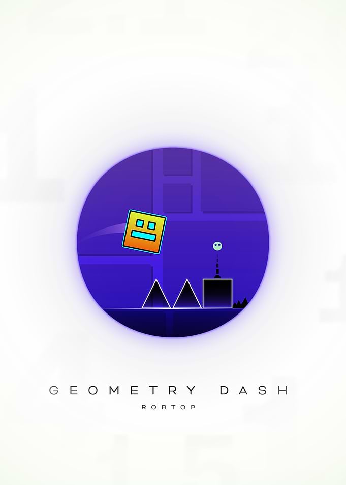 Geometry Dash by RobTop Poster