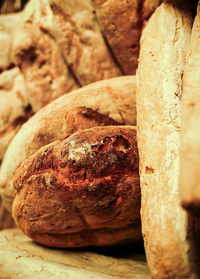 Freshly Baked Bread Display