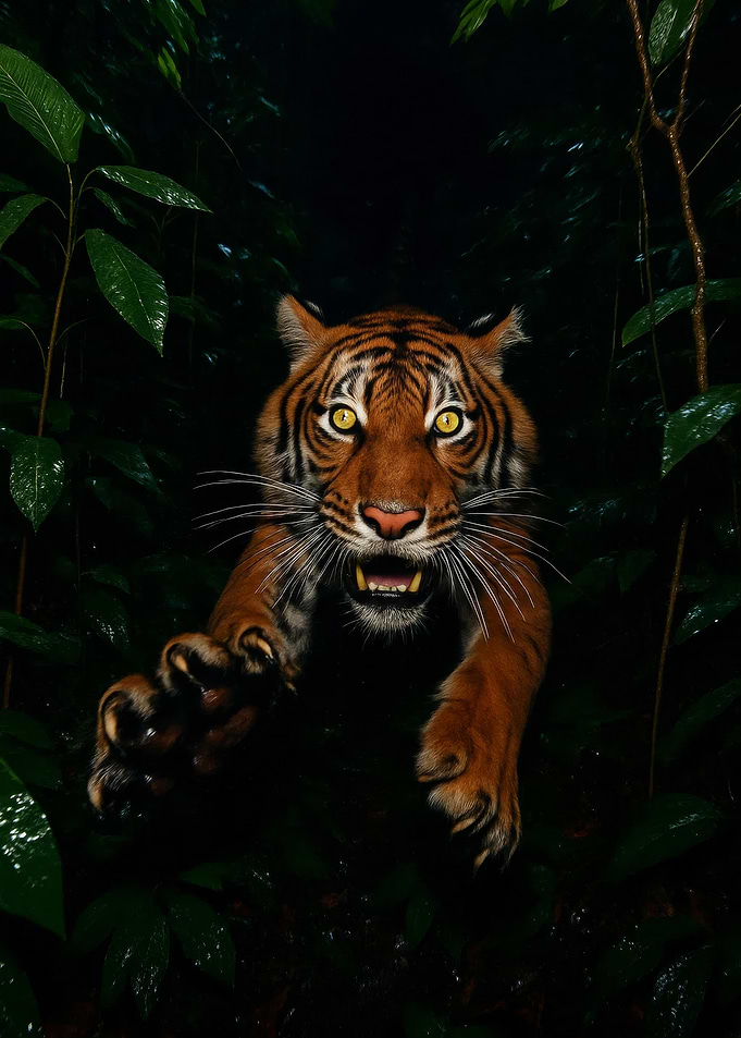 Tiger in the Jungle