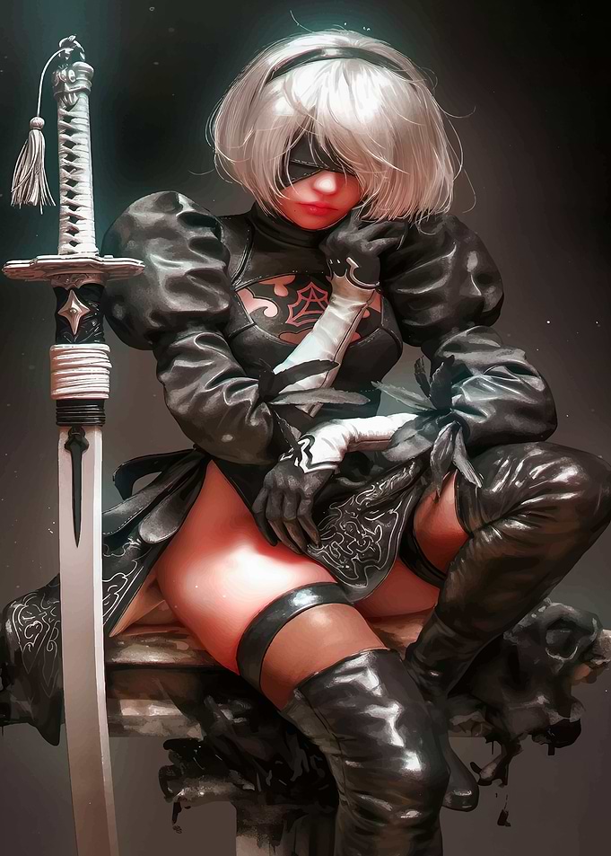 2B from Nier: Automata